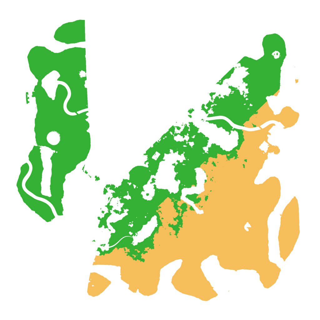 Biome Rust Map: Procedural Map, Size: 4200, Seed: 123456789