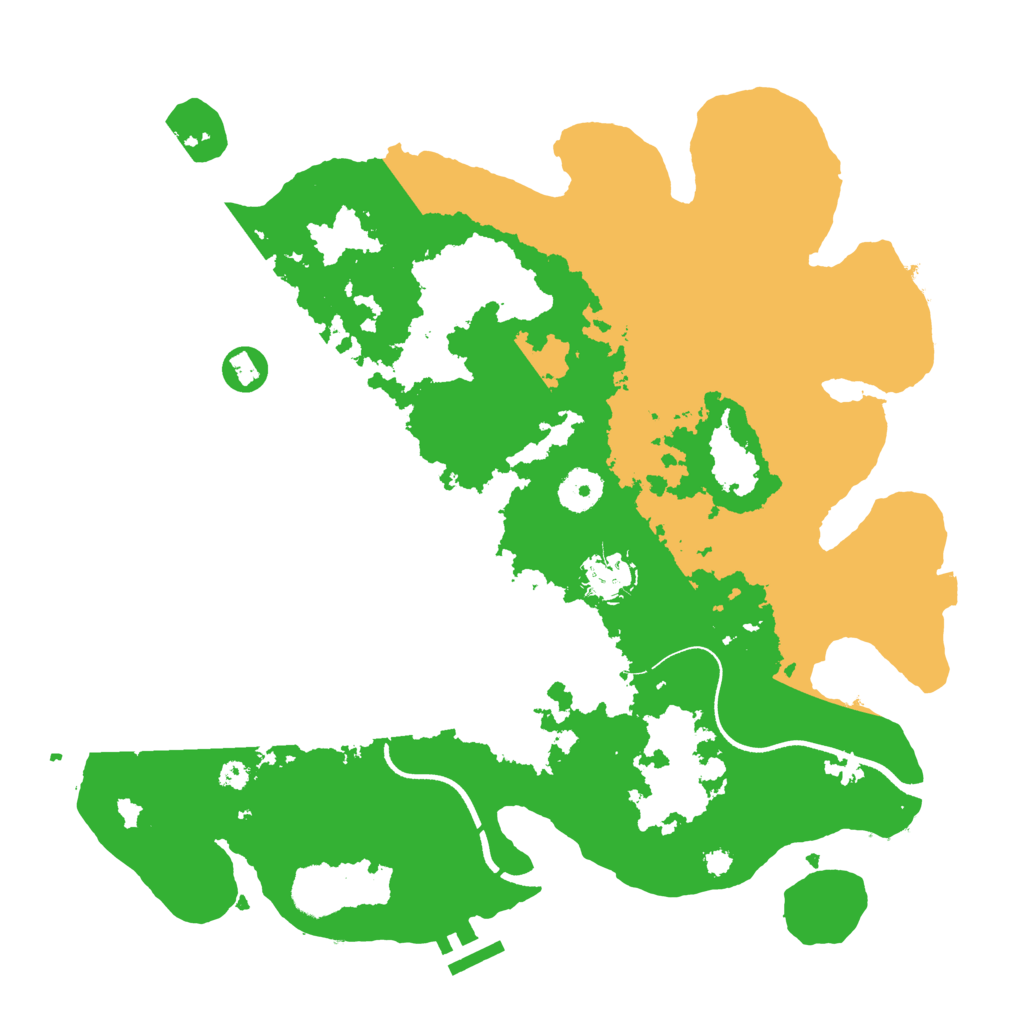 Biome Rust Map: Procedural Map, Size: 3550, Seed: 289678