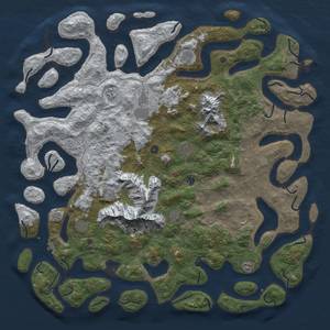 Thumbnail Rust Map: Procedural Map, Size: 6000, Seed: 2032022, 20 Monuments