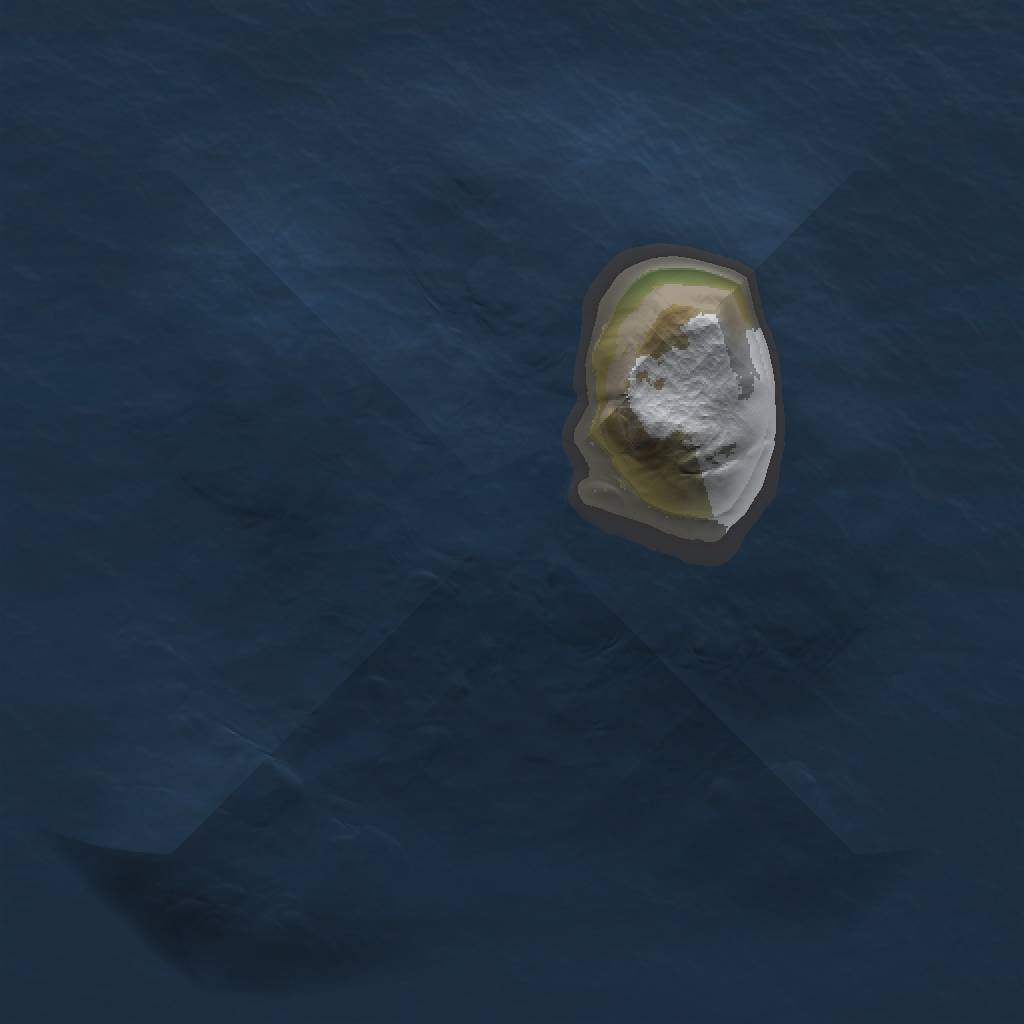 Rust Map: Barren, Size: 1000, Seed: 49, 2 Monuments