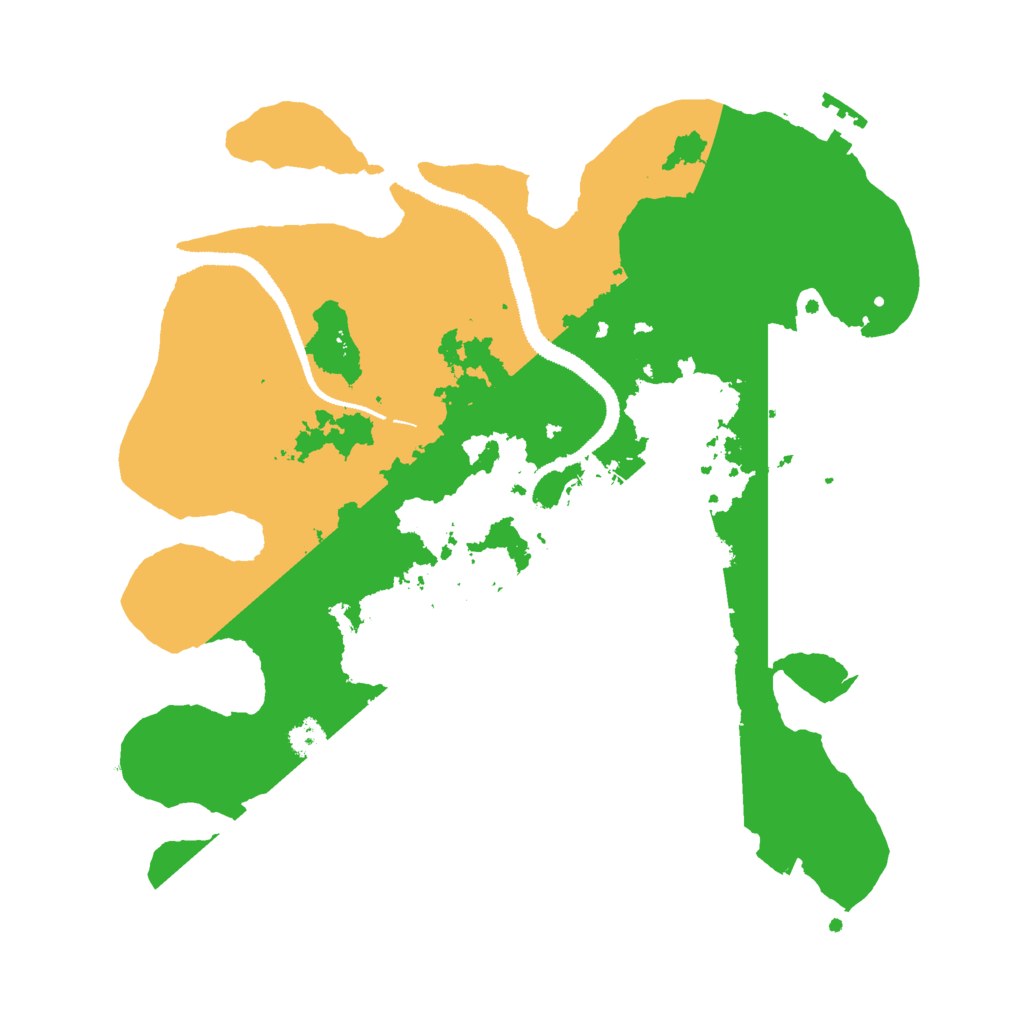 Biome Rust Map: Procedural Map, Size: 3000, Seed: 922898489