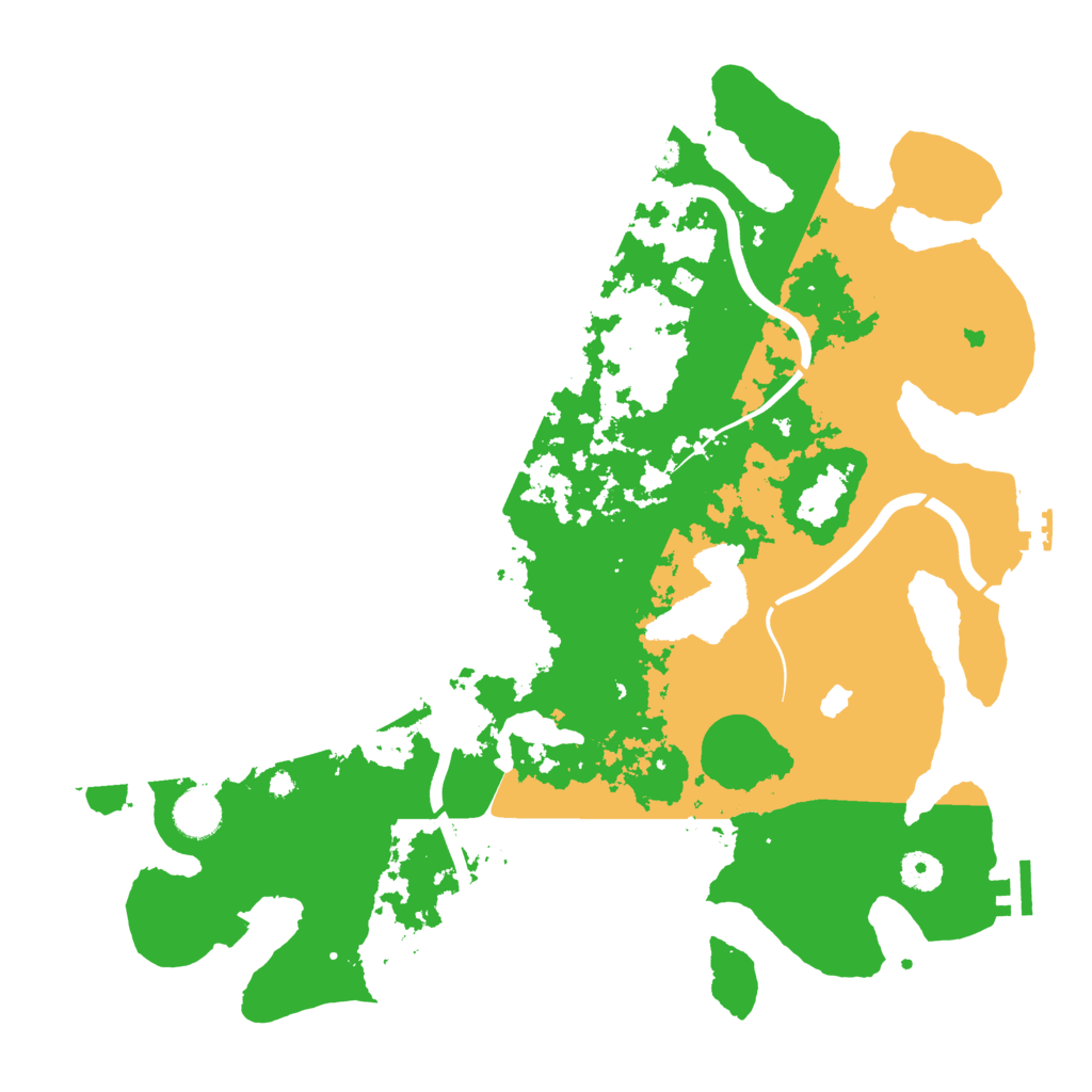Biome Rust Map: Procedural Map, Size: 4000, Seed: 1359008102