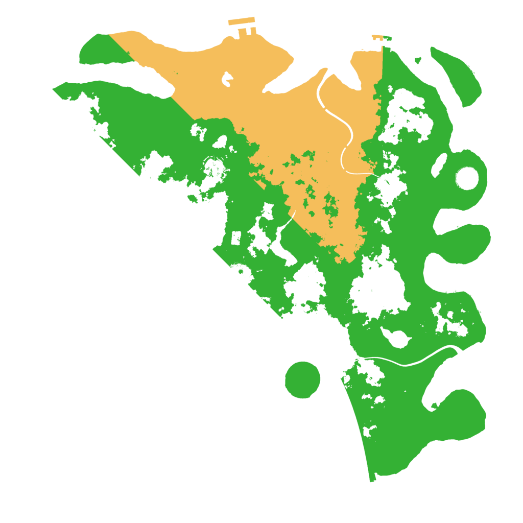 Biome Rust Map: Procedural Map, Size: 4000, Seed: 380855827
