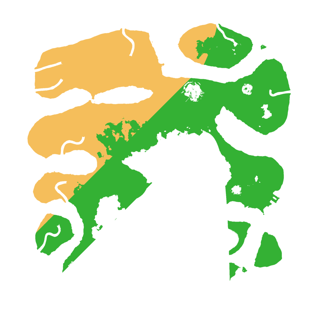 Biome Rust Map: Procedural Map, Size: 3000, Seed: 512992454