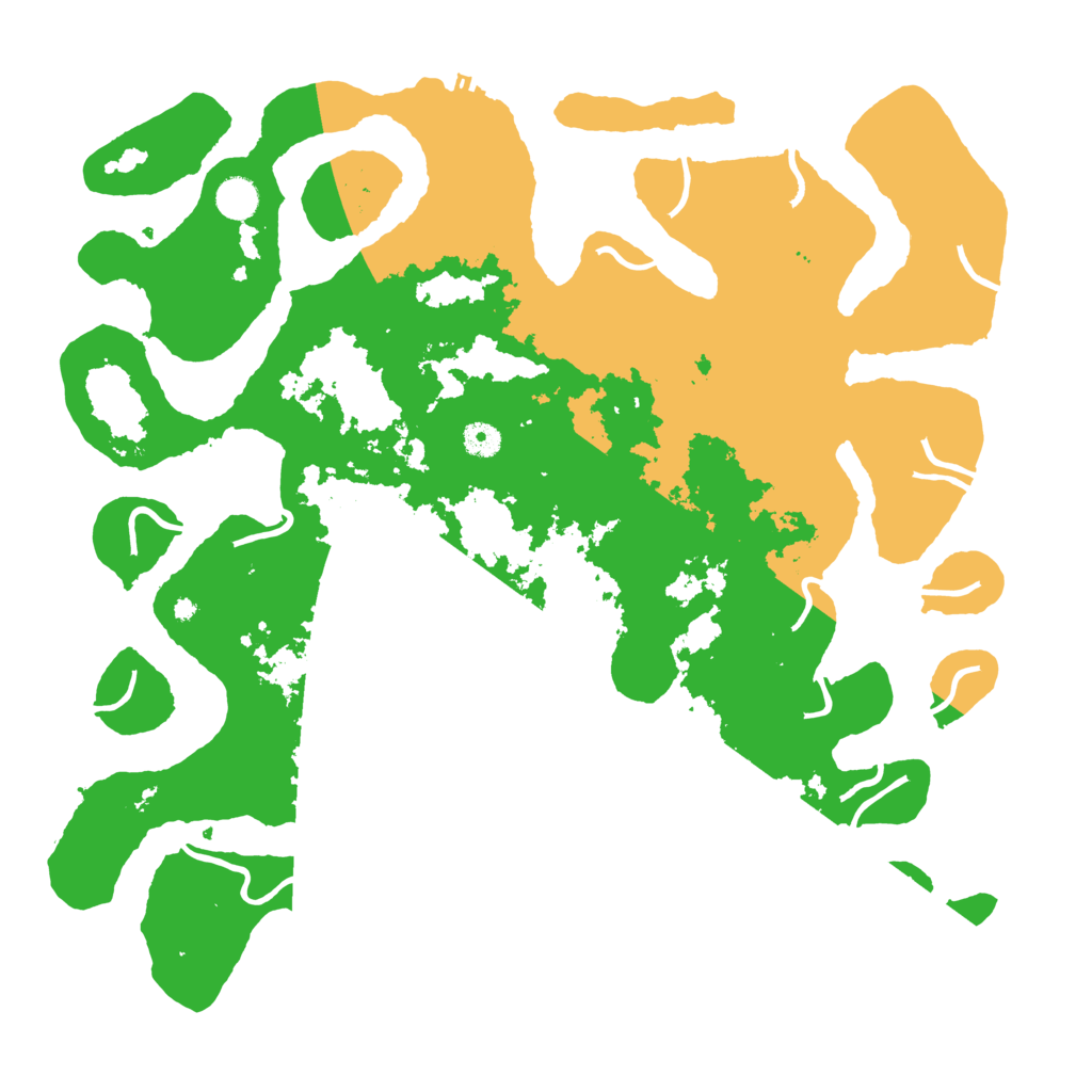 Biome Rust Map: Procedural Map, Size: 4500, Seed: 1378589183