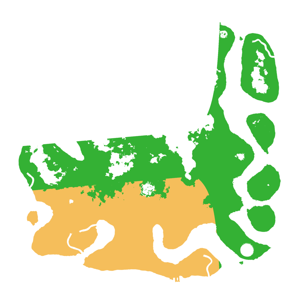 Biome Rust Map: Procedural Map, Size: 4000, Seed: 273760500