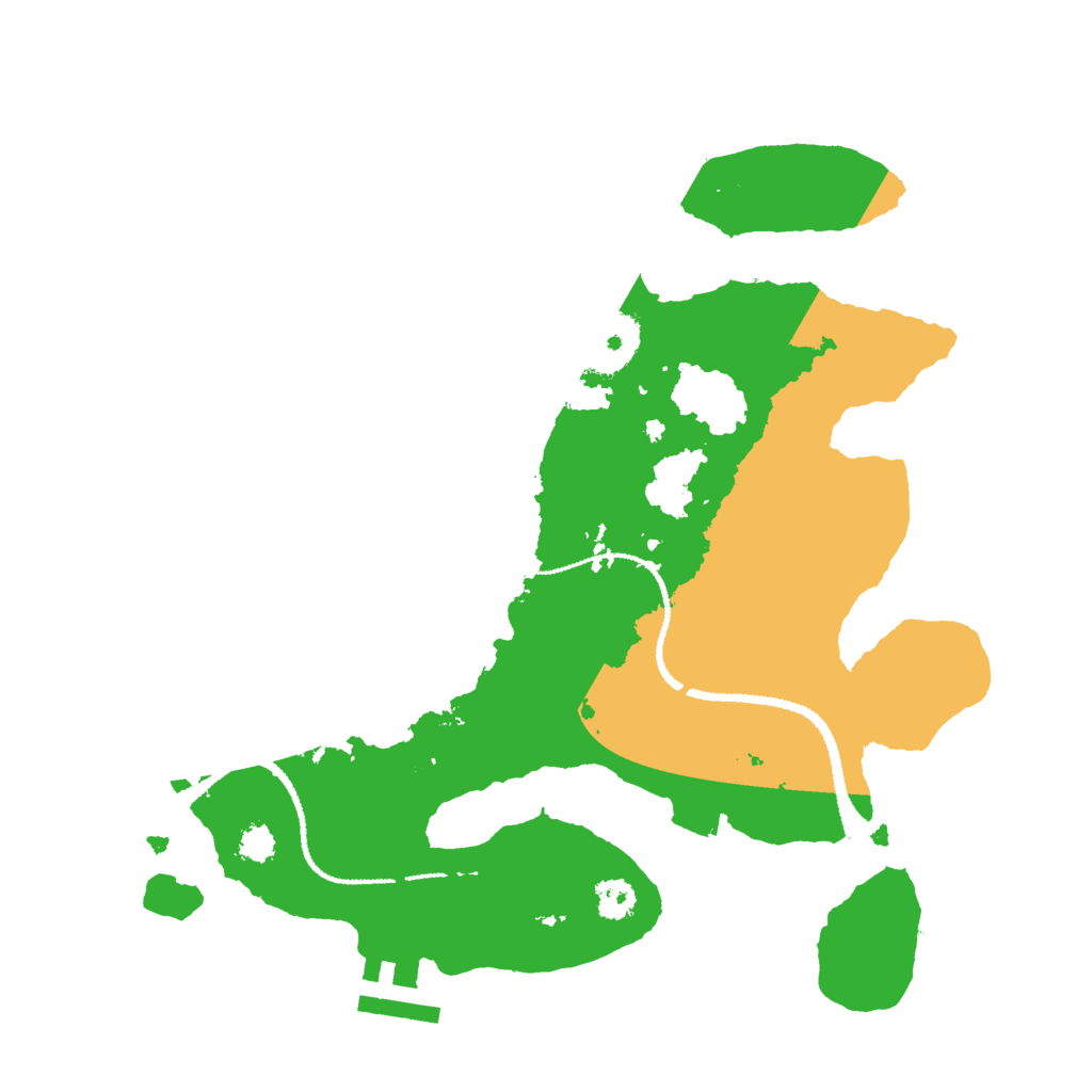 Biome Rust Map: Procedural Map, Size: 2700, Seed: 89890121