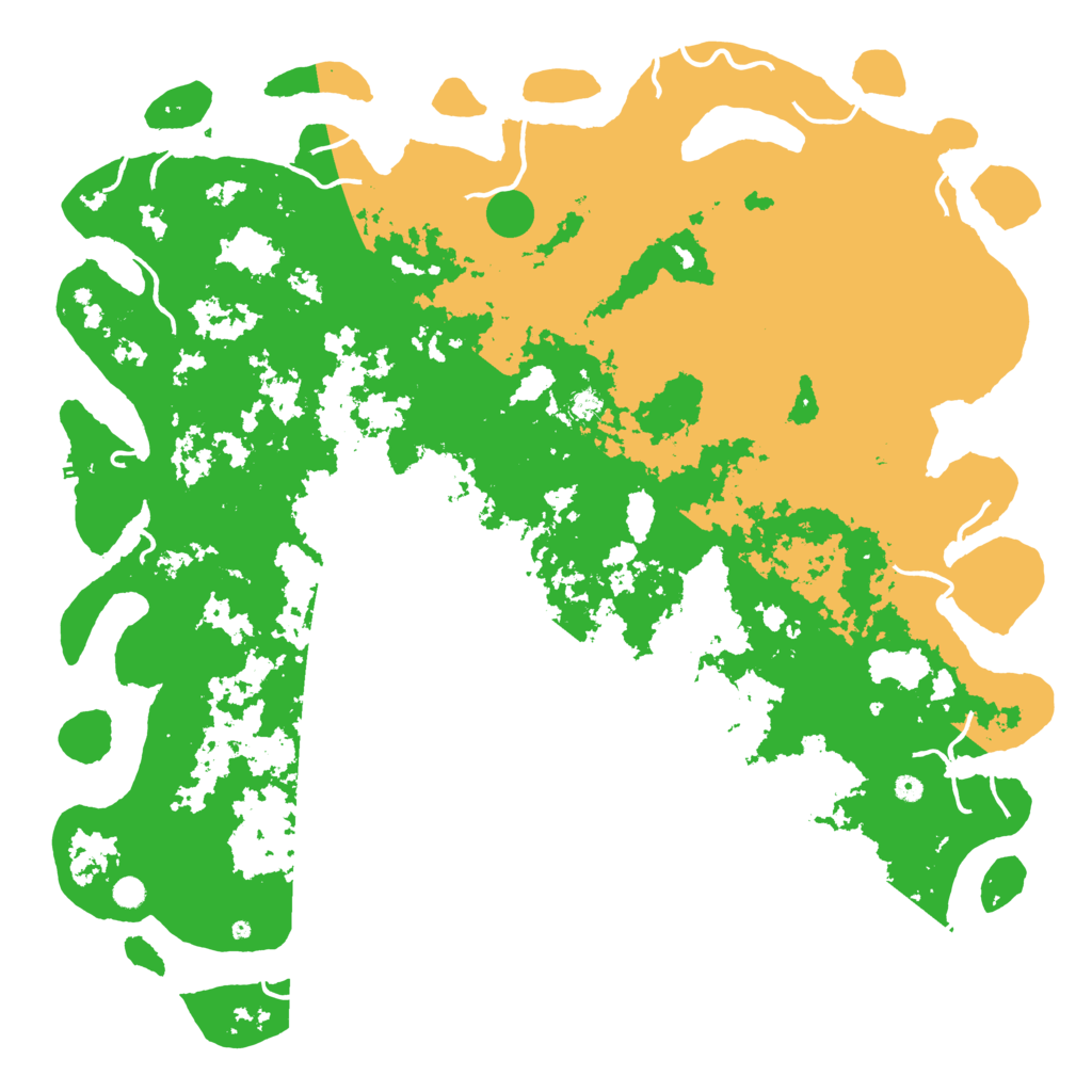 Biome Rust Map: Procedural Map, Size: 6000, Seed: 153830