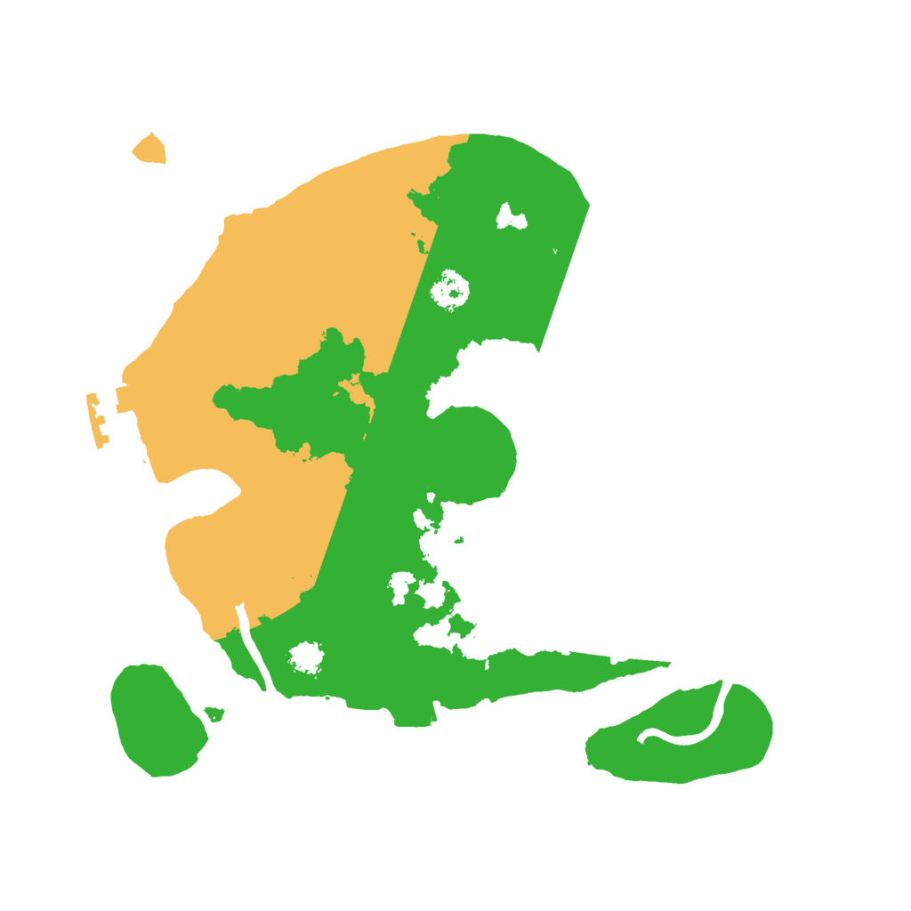 Biome Rust Map: Procedural Map, Size: 2500, Seed: 4231210