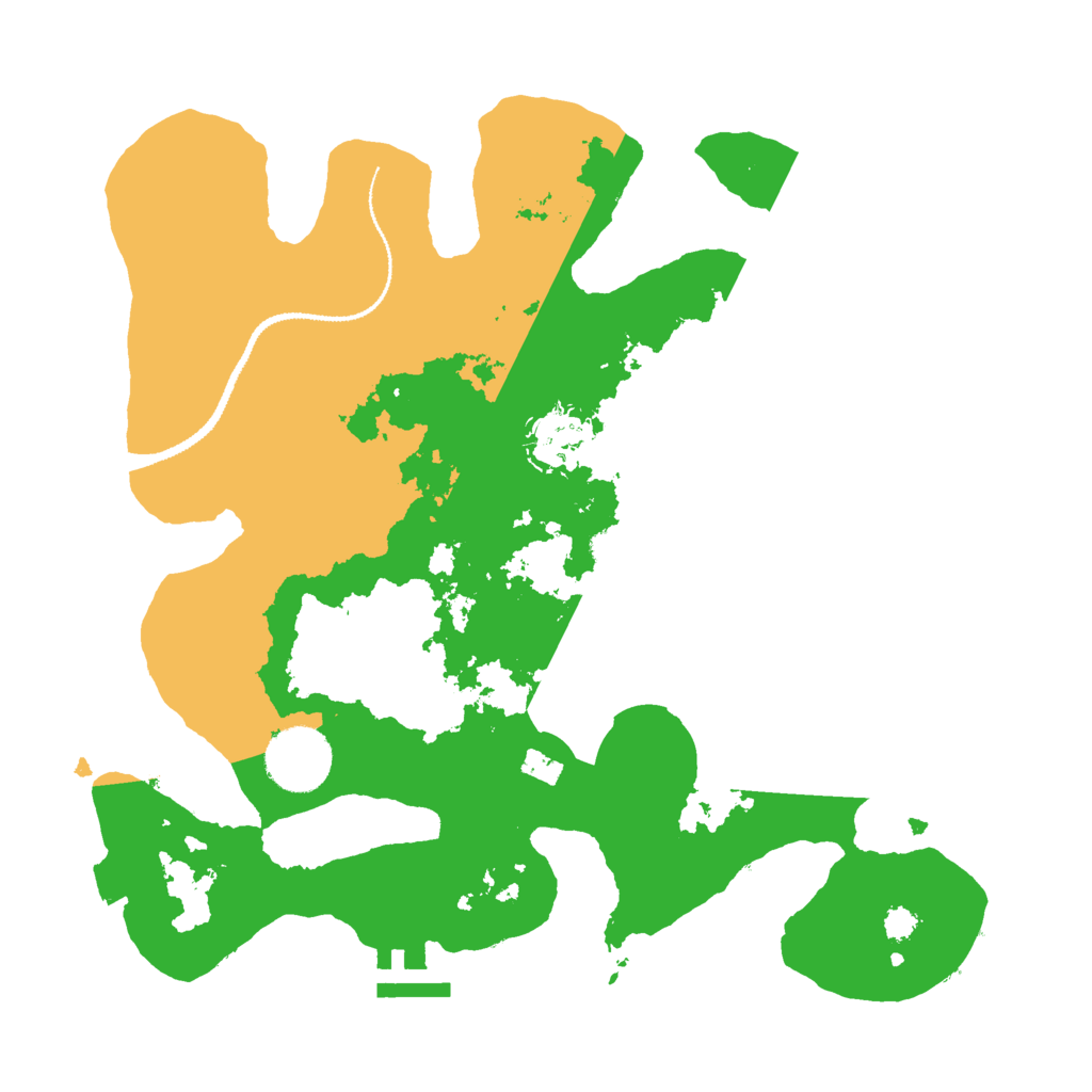 Biome Rust Map: Procedural Map, Size: 3000, Seed: 30472