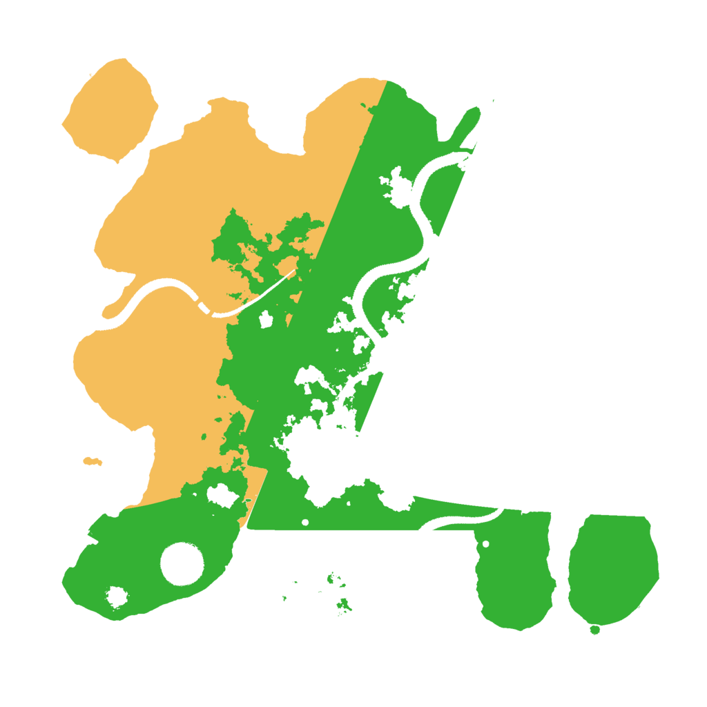 Biome Rust Map: Procedural Map, Size: 3000, Seed: 285194