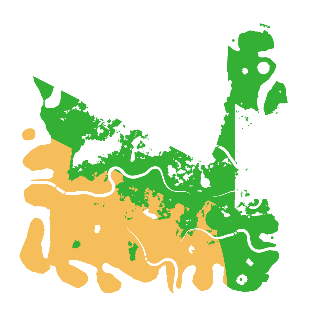 Biome Rust Map: Procedural Map, Size: 4500, Seed: 3423041