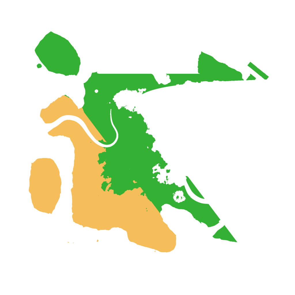 Biome Rust Map: Procedural Map, Size: 2500, Seed: 230896