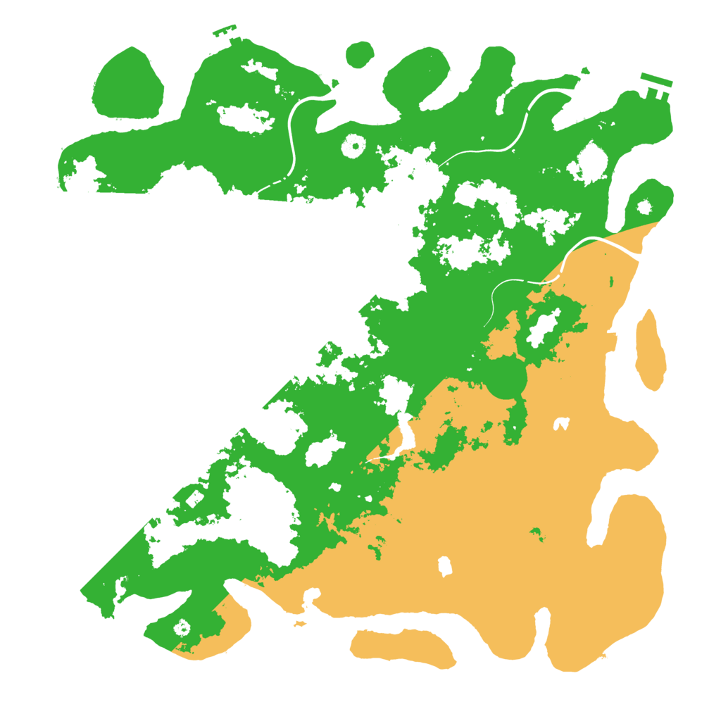 Biome Rust Map: Procedural Map, Size: 4500, Seed: 48459659