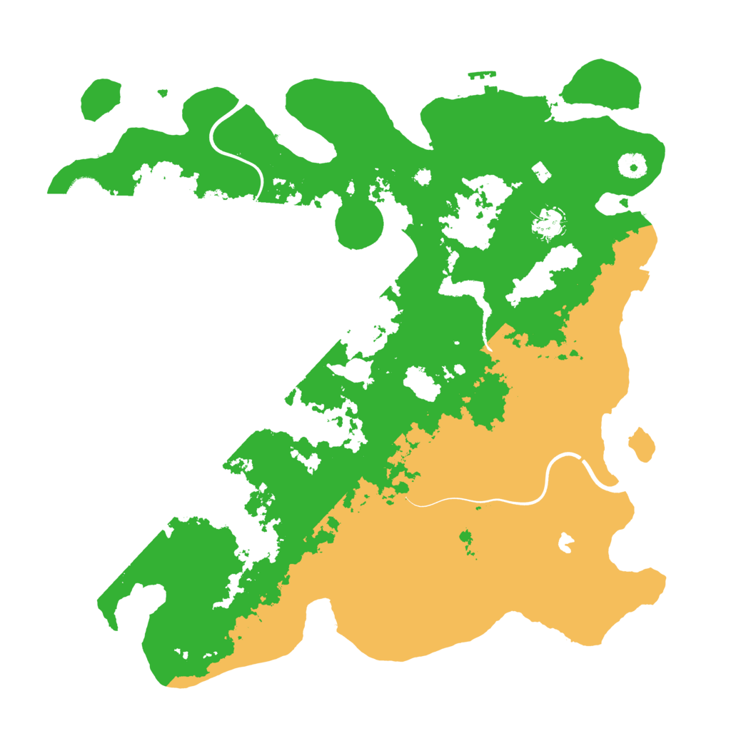 Biome Rust Map: Procedural Map, Size: 4000, Seed: 88376733