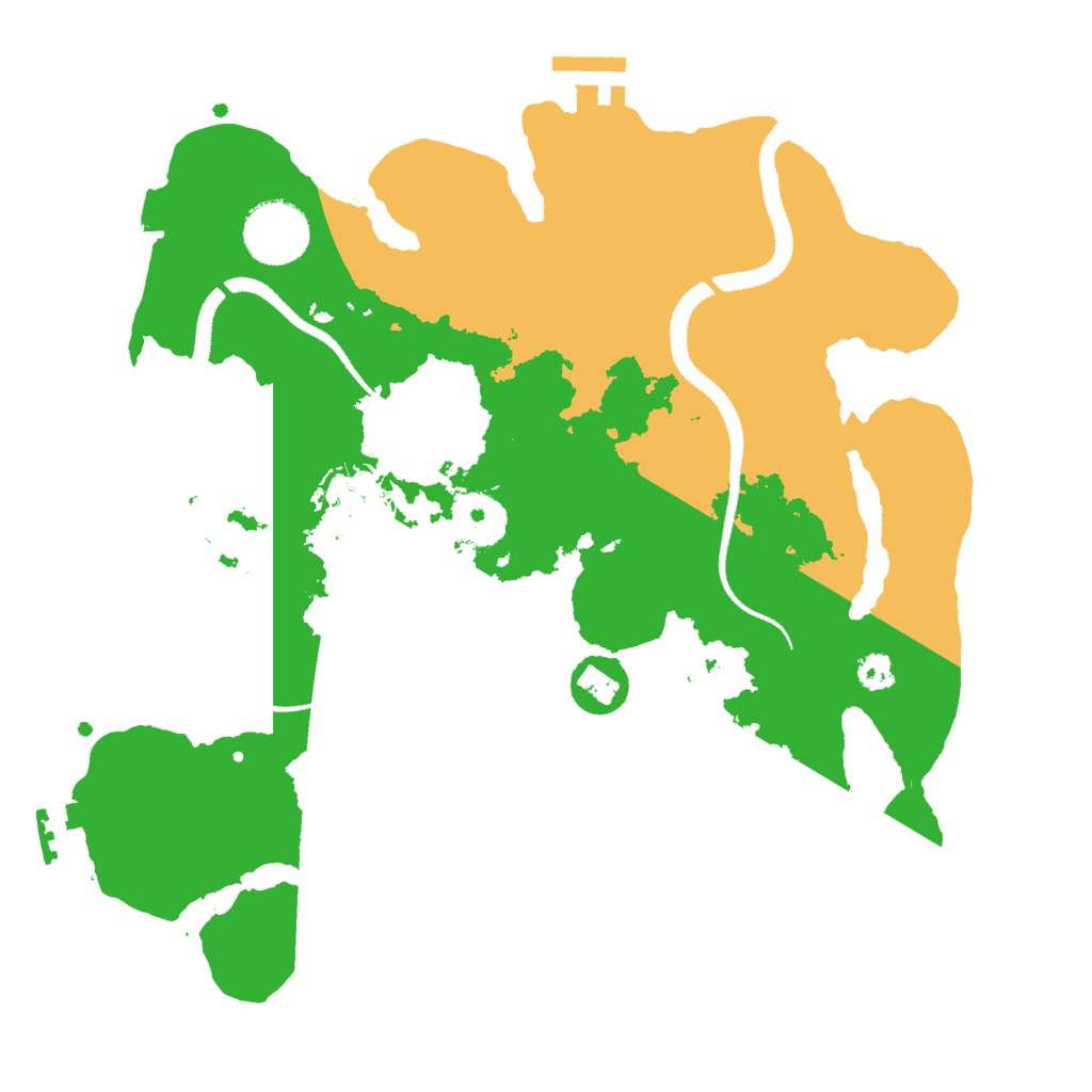 Biome Rust Map: Procedural Map, Size: 3000, Seed: 1103099743