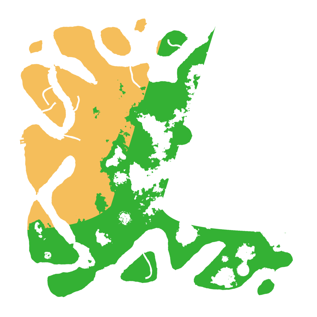 Biome Rust Map: Procedural Map, Size: 4500, Seed: 4506766