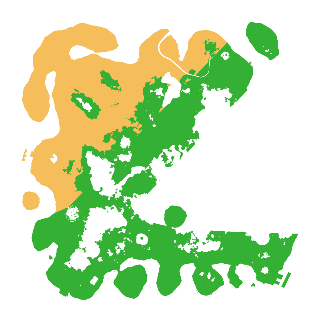 Biome Rust Map: Procedural Map, Size: 4000, Seed: 516171
