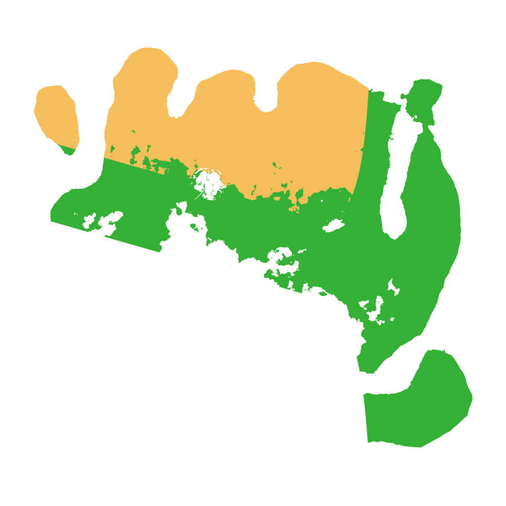 Biome Rust Map: Barren, Size: 3000, Seed: 2147483647