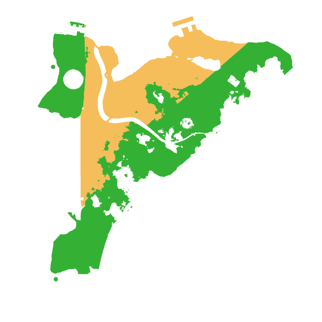 Biome Rust Map: Procedural Map, Size: 3000, Seed: 1755656937