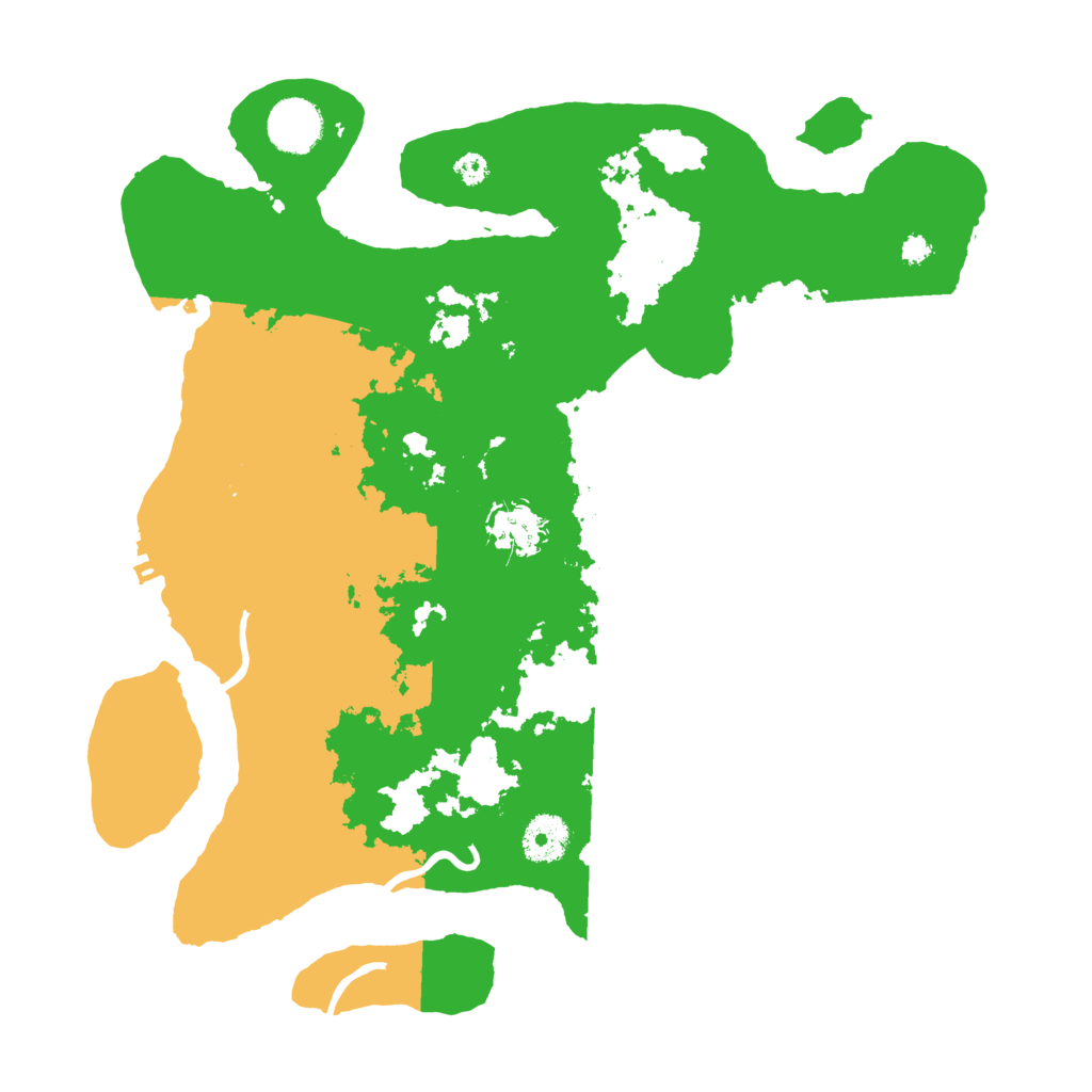 Biome Rust Map: Procedural Map, Size: 3500, Seed: 454458