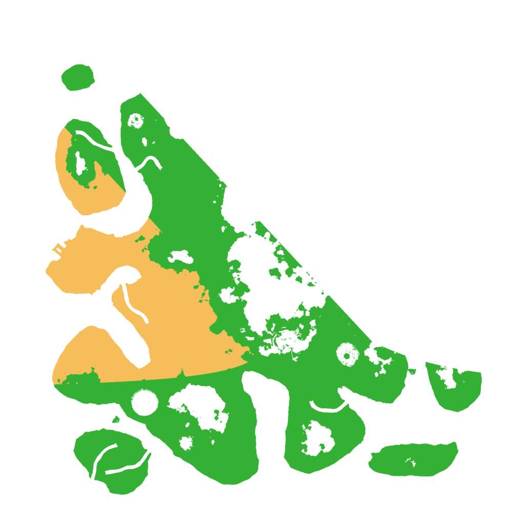 Biome Rust Map: Procedural Map, Size: 3550, Seed: 54557