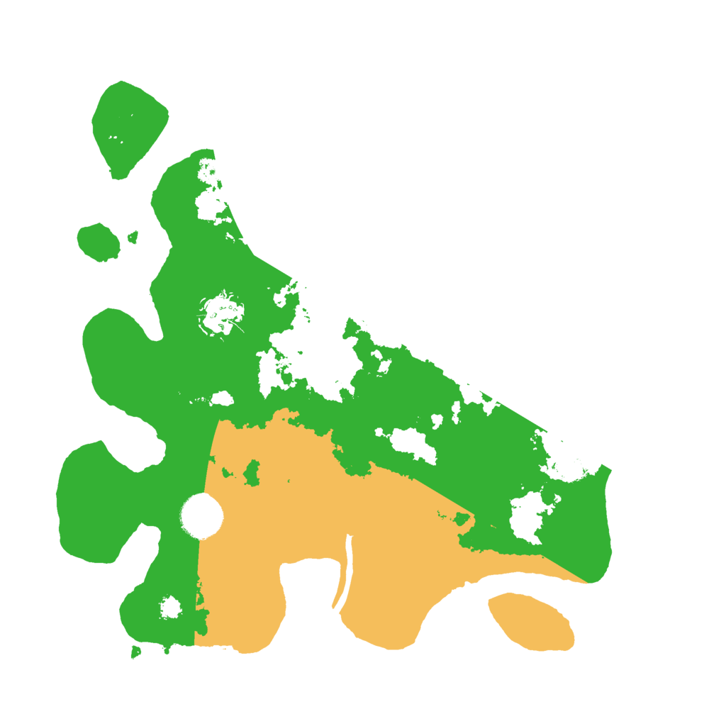 Biome Rust Map: Procedural Map, Size: 3000, Seed: 543885