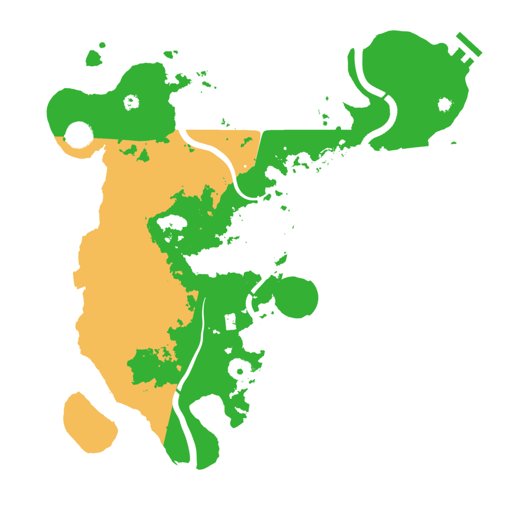Biome Rust Map: Procedural Map, Size: 3400, Seed: 901423326