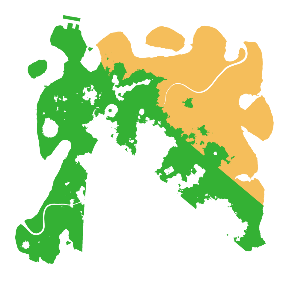 Biome Rust Map: Procedural Map, Size: 3550, Seed: 636583