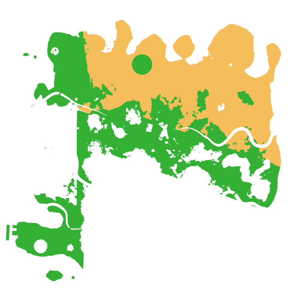 Biome Rust Map: Procedural Map, Size: 4000, Seed: 9284754