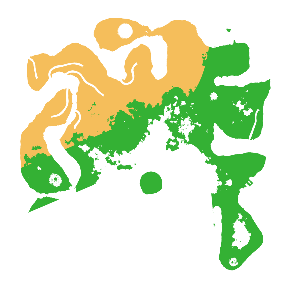 Biome Rust Map: Procedural Map, Size: 3500, Seed: 1233866502