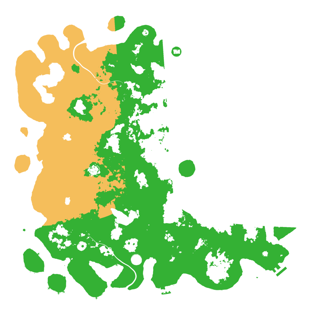 Biome Rust Map: Procedural Map, Size: 5000, Seed: 20220110
