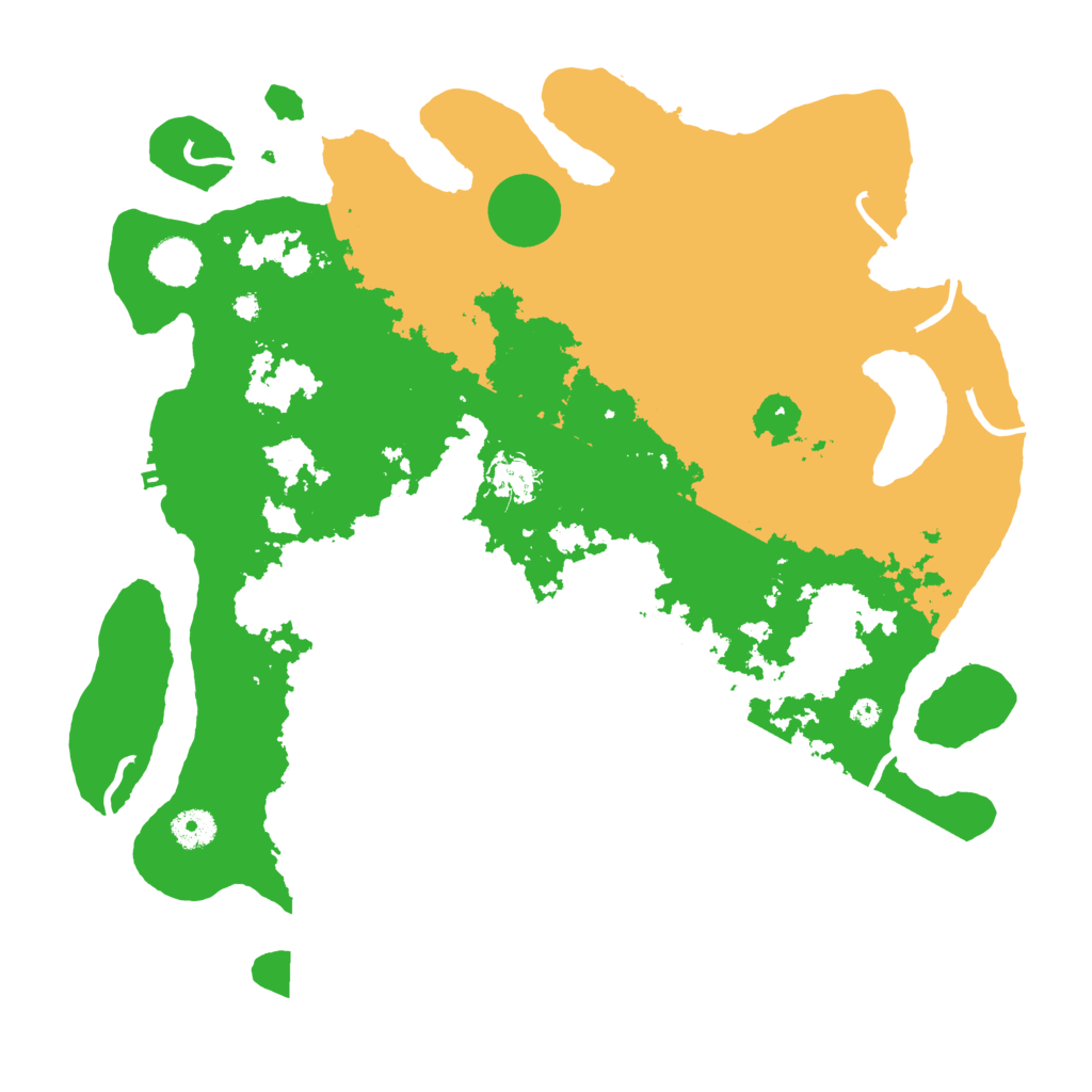 Biome Rust Map: Procedural Map, Size: 3950, Seed: 661332159