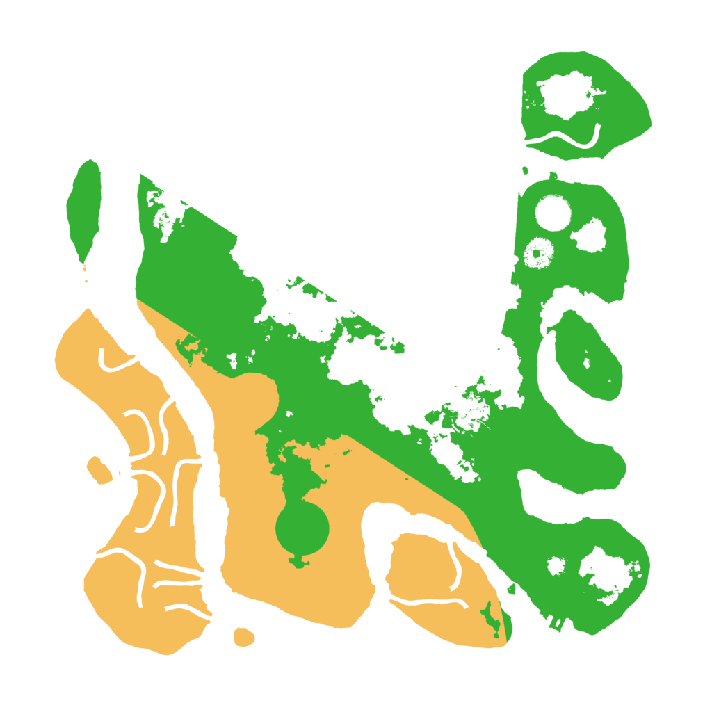 Biome Rust Map: Procedural Map, Size: 3500, Seed: 733219220