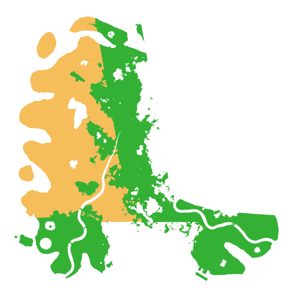 Biome Rust Map: Procedural Map, Size: 4500, Seed: 2026