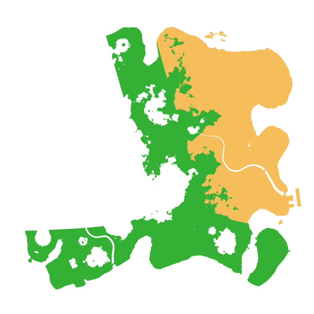 Biome Rust Map: Procedural Map, Size: 3500, Seed: 1903567028