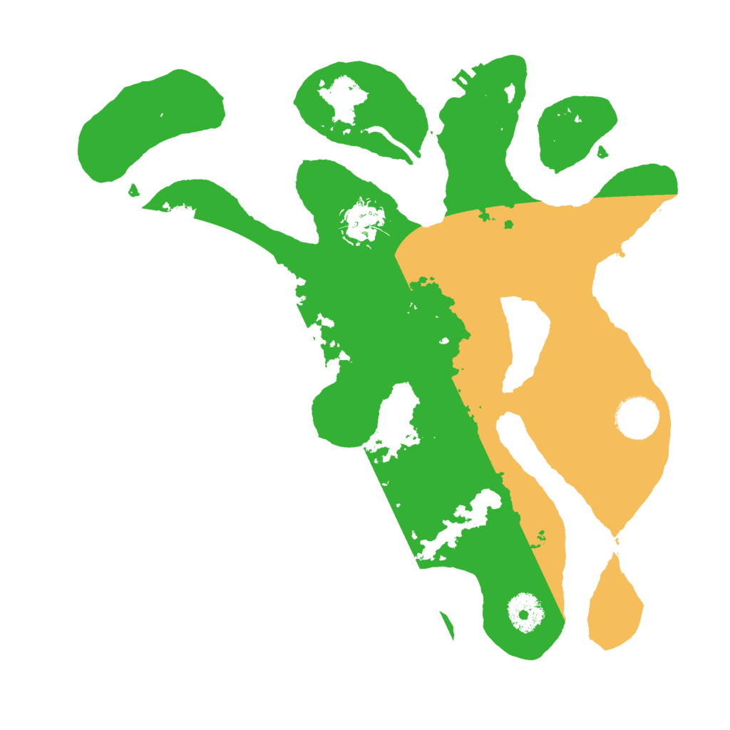 Biome Rust Map: Procedural Map, Size: 3000, Seed: 2048701354