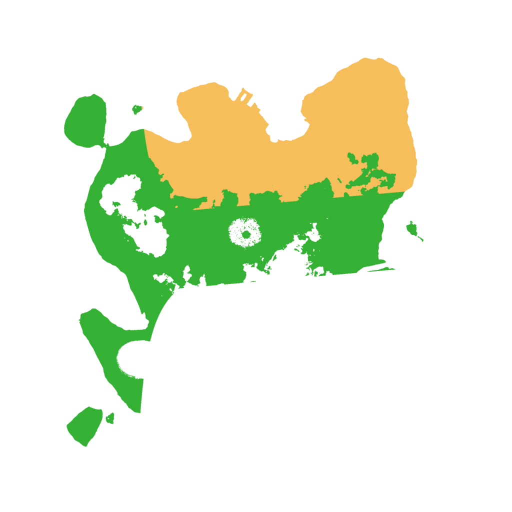 Biome Rust Map: Procedural Map, Size: 2500, Seed: 1188534722