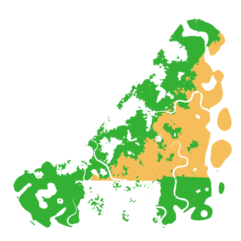 Biome Rust Map: Procedural Map, Size: 6000, Seed: 32768