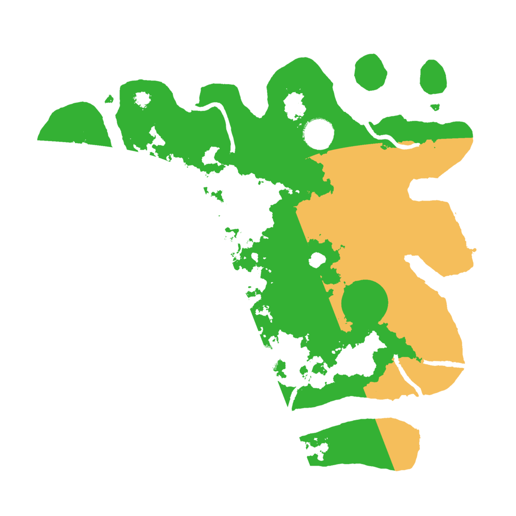 Biome Rust Map: Procedural Map, Size: 3000, Seed: 2436215