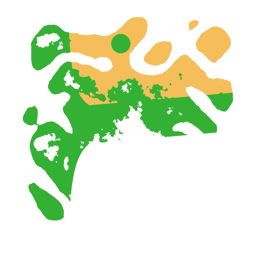 Biome Rust Map: Barren, Size: 3500, Seed: 1188534722