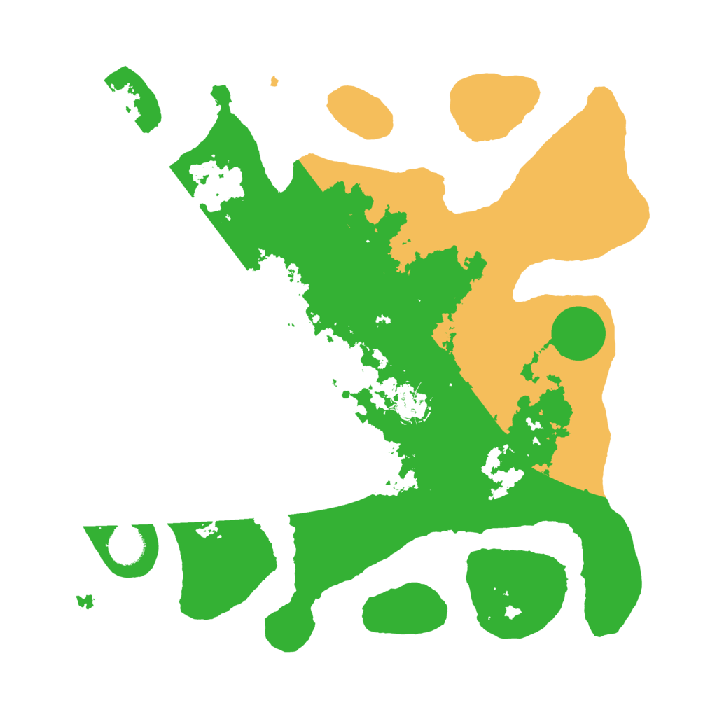 Biome Rust Map: Barren, Size: 3500, Seed: 580092911