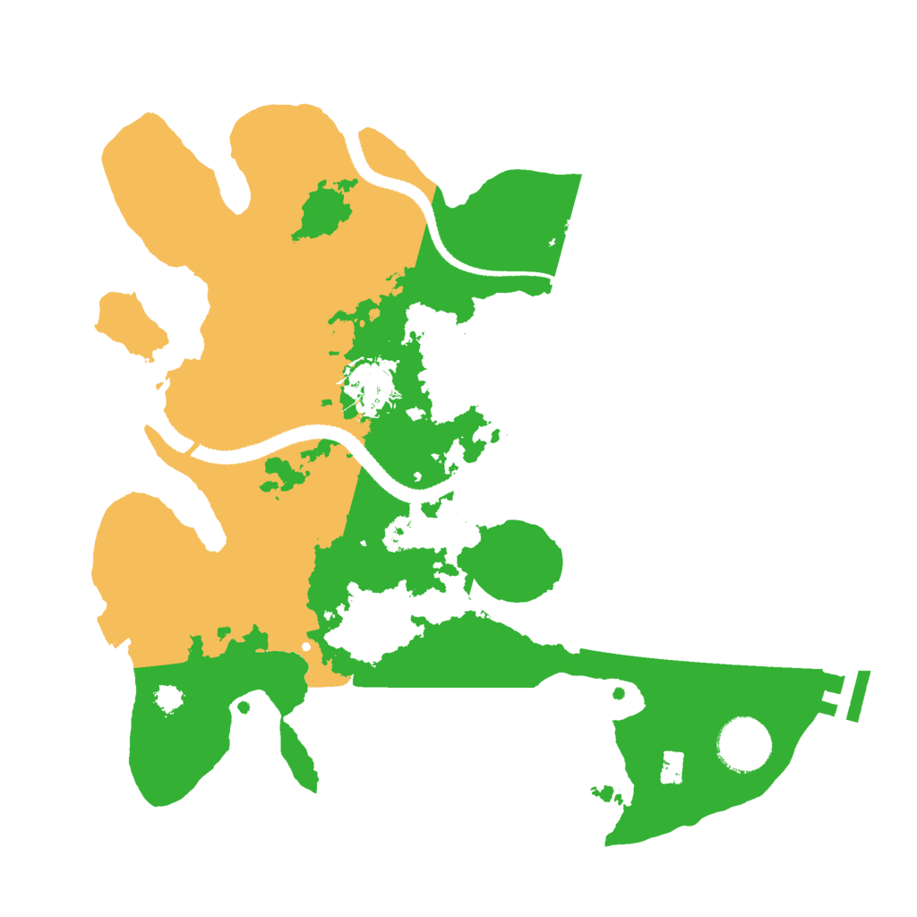 Biome Rust Map: Procedural Map, Size: 3000, Seed: 670729