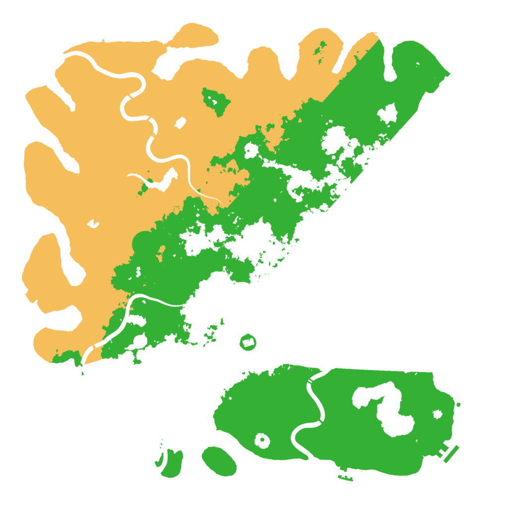 Biome Rust Map: Procedural Map, Size: 5000, Seed: 675675675
