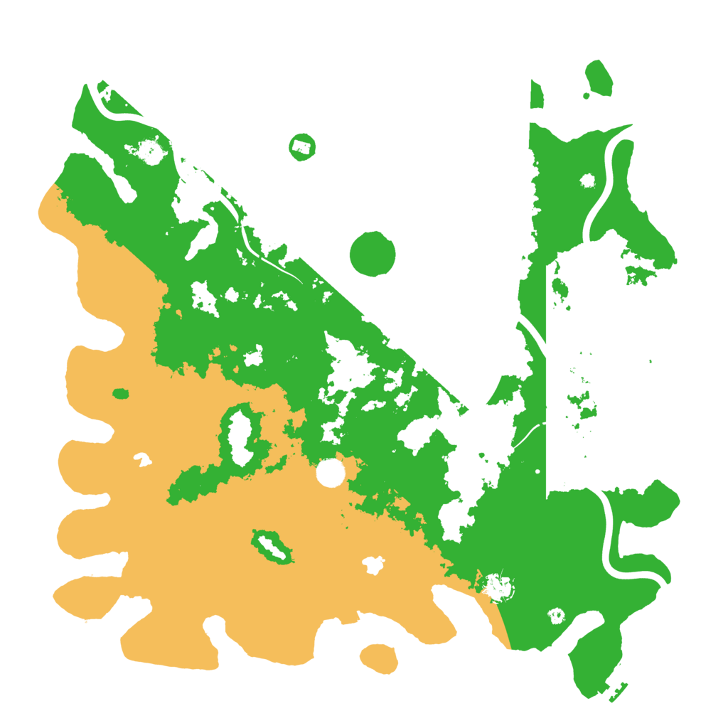 Biome Rust Map: Procedural Map, Size: 4500, Seed: 42092998