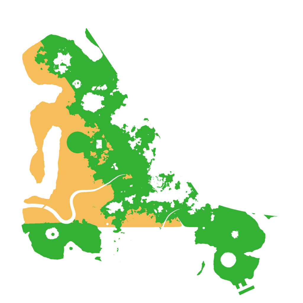 Biome Rust Map: Procedural Map, Size: 3700, Seed: 938013661