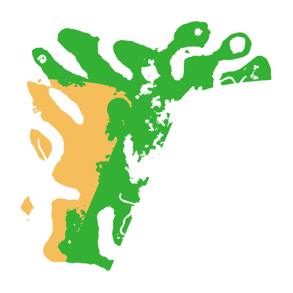 Biome Rust Map: Procedural Map, Size: 3500, Seed: 1194564239