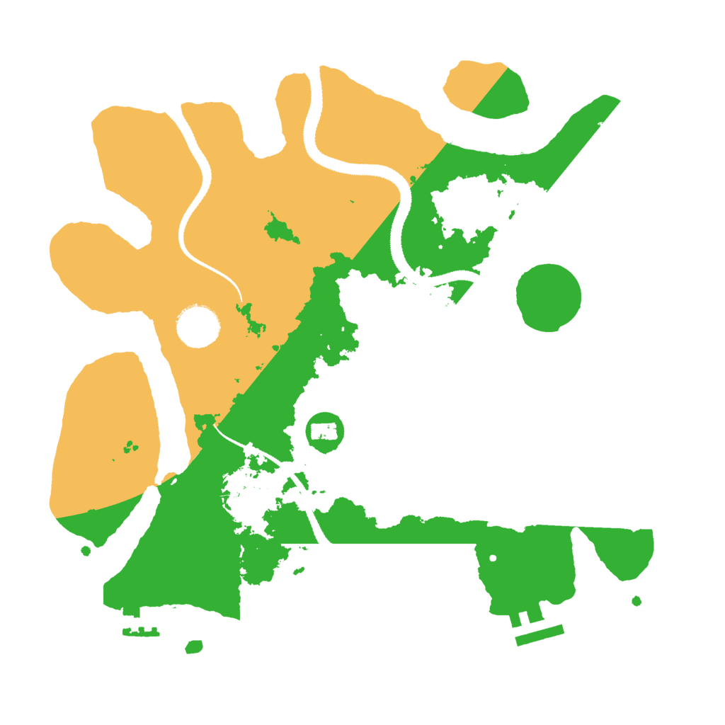 Biome Rust Map: Procedural Map, Size: 3000, Seed: 985001