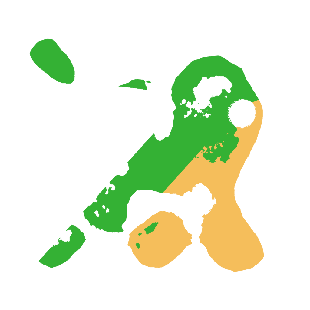 Biome Rust Map: Barren, Size: 2000, Seed: 1234567