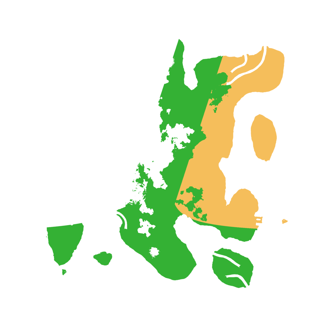 Biome Rust Map: Procedural Map, Size: 3000, Seed: 778152665